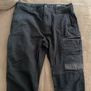 black carpenter pants